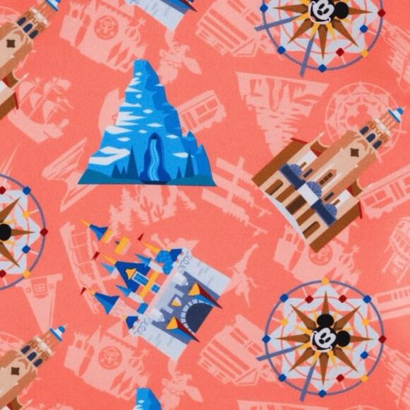 Loungefly Disney Parks Mini Backpack Disneyland Resort Icons Castle NWT - Picture 4 of 7